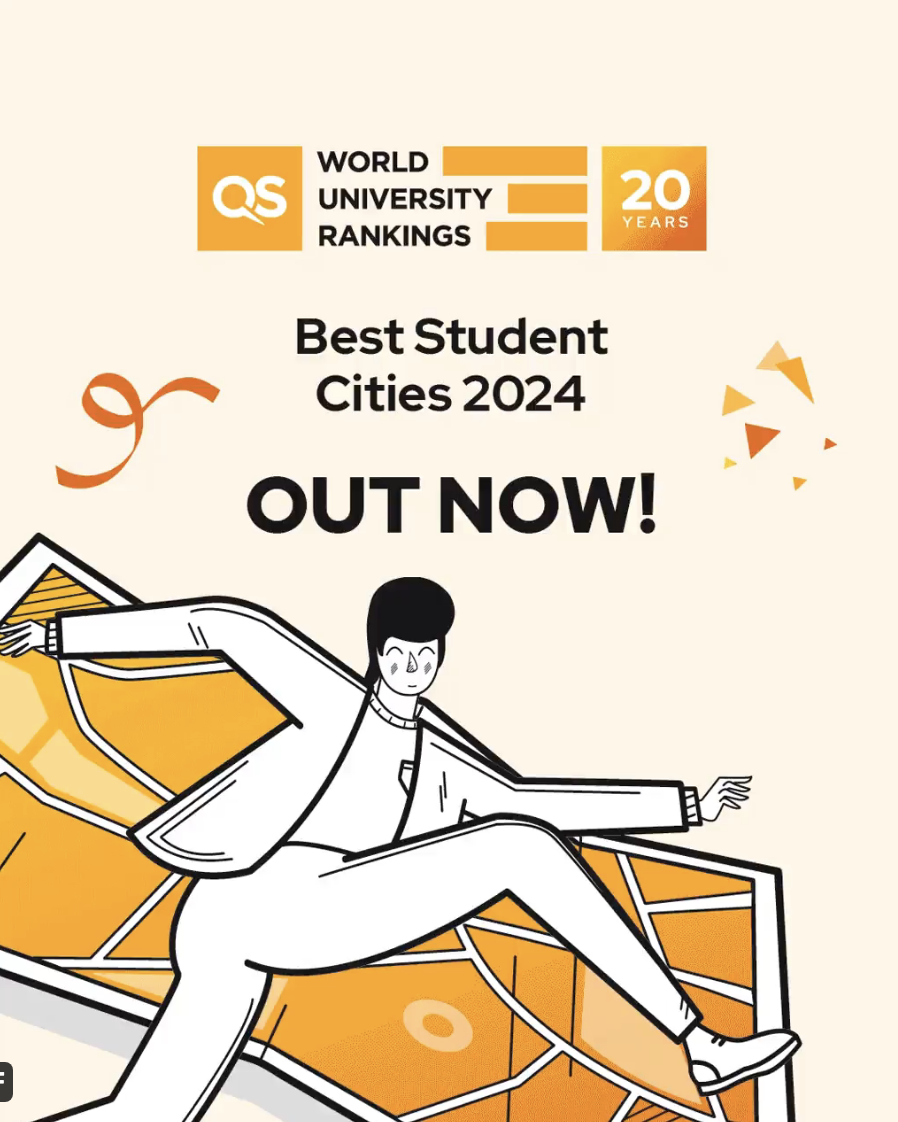 2024QS最佳留学城市排名发布！你的梦校是否上榜？