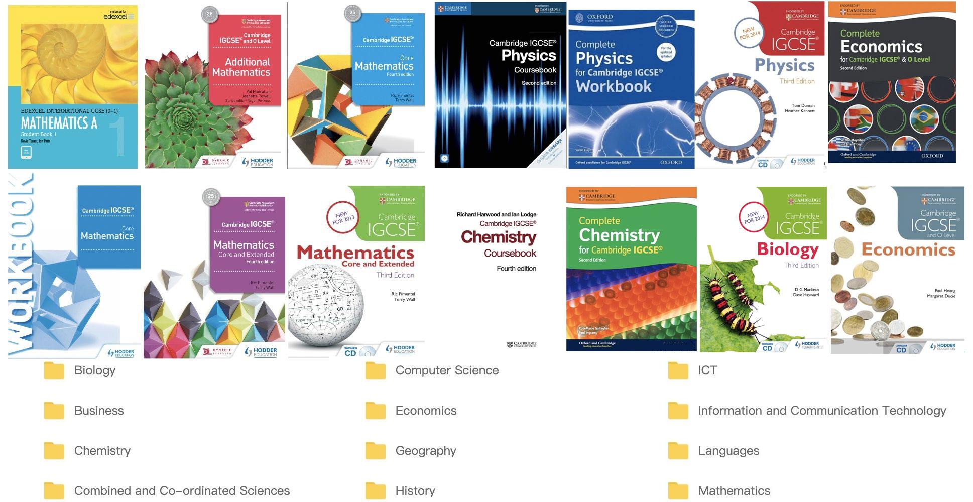 igcse教材下载|IGCSE数学、物理 、化学、生物、经济等各科电子版教材PDF