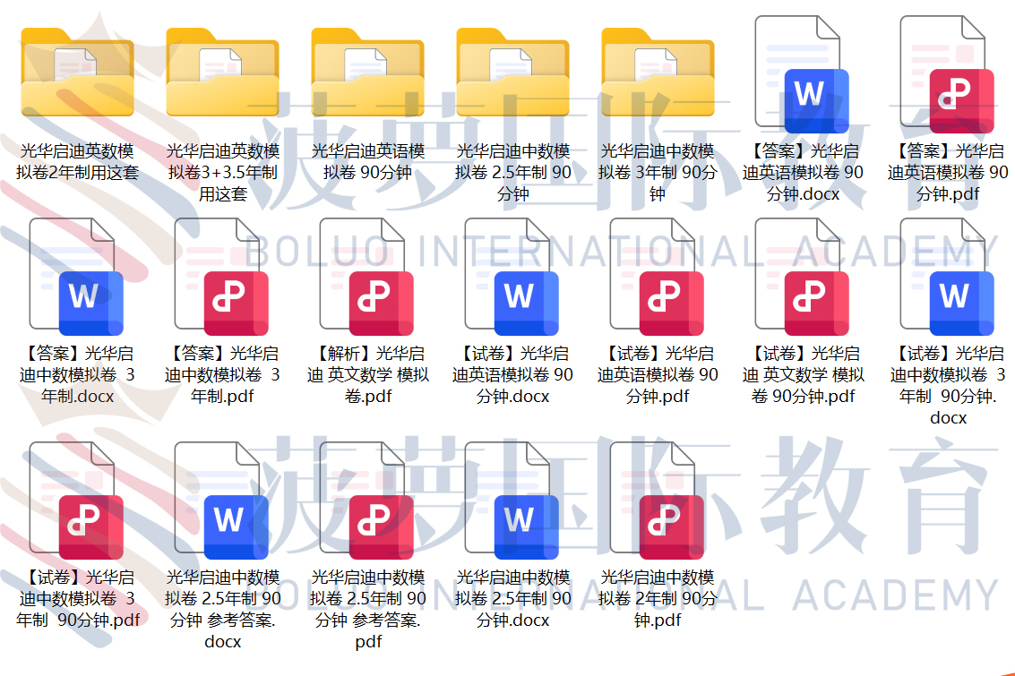 光华启迪入学考试真题测试卷